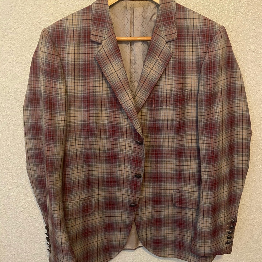 Gucci Plaid Blazer